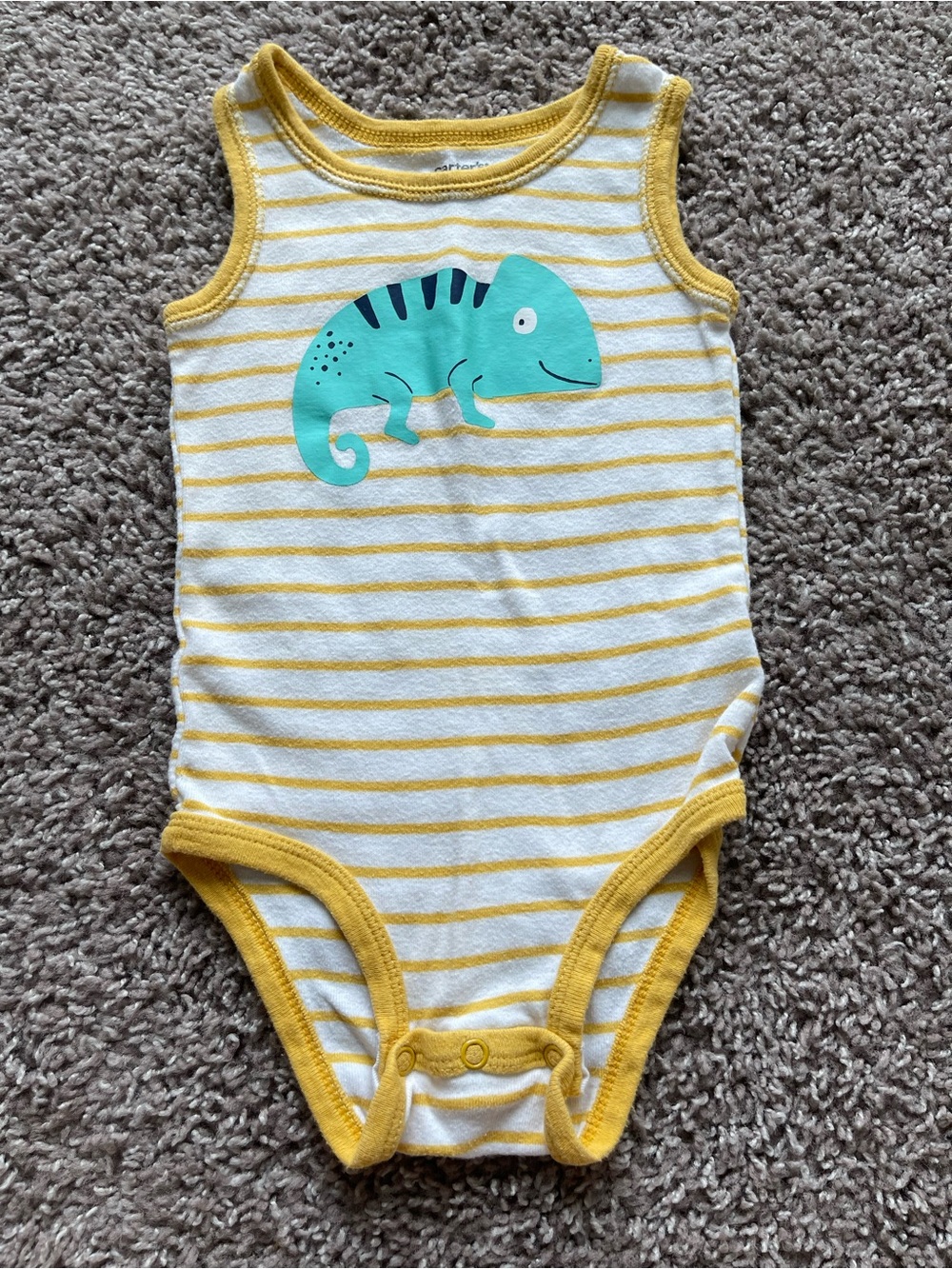 💥 Mix & Match - 7 for $25 💥 Carter's Baby Boys' Sleeveless Ocean Print Tank Tops - Picture 3 of 7